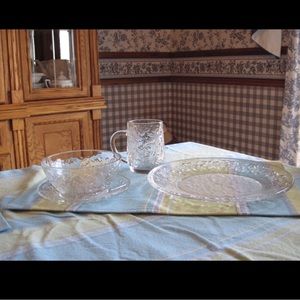 Princess House 4 pc Dinner Set